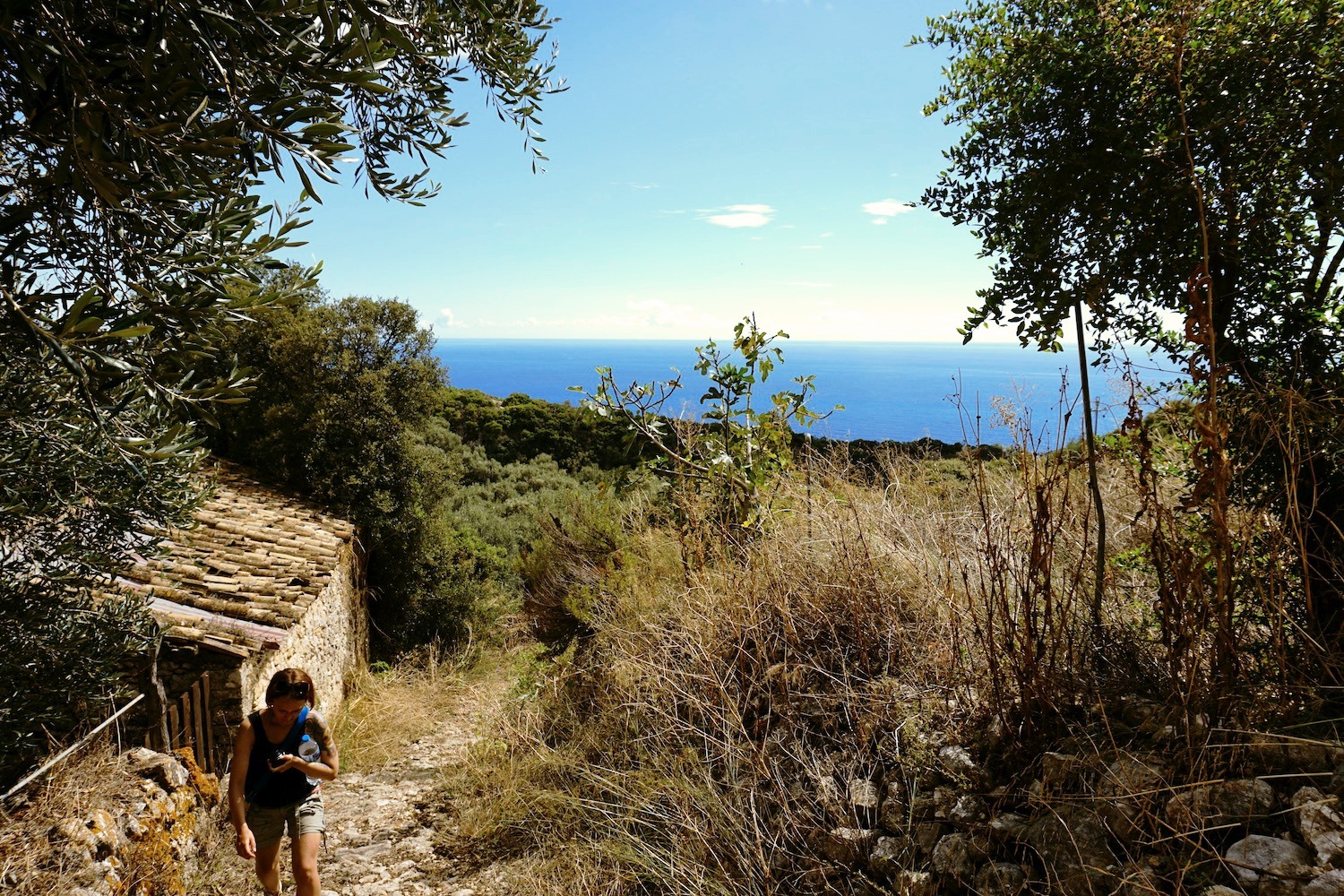 Wanderung durch Korfu