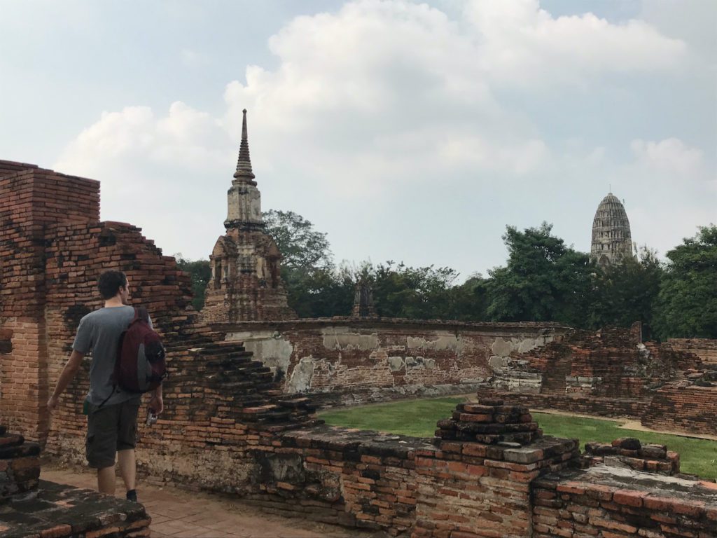 Nur eine von vielen Stätten in Ayutthaya