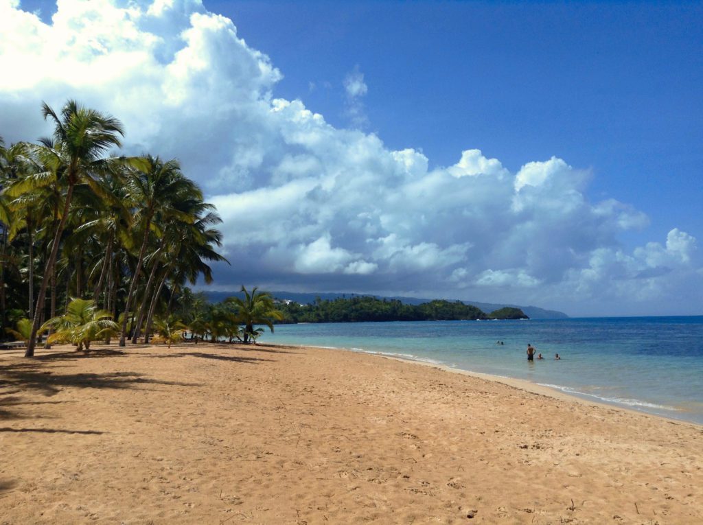 Strand Las Terrenas Dominikanische Republik