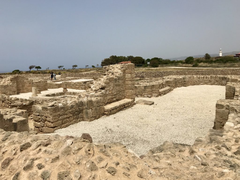 Ruinen im archäologischen Park Paphos