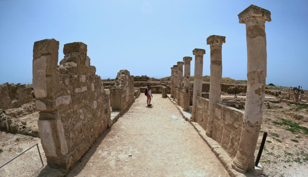Ruinen im archäologischen Park Paphos