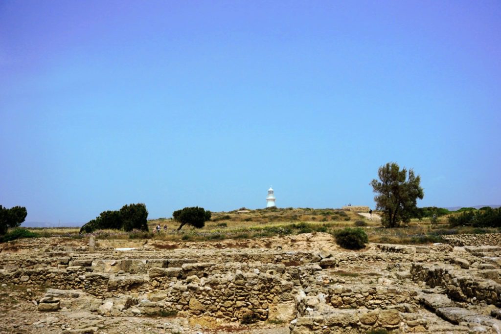 Leuchtturm archäologischer park paphos