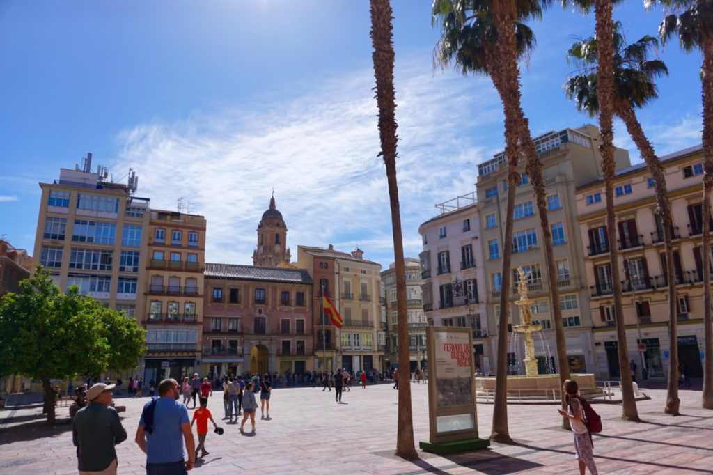 Zentraler Platz Málaga