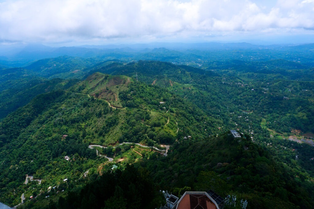 Ausblick vom Ambuluwawa Tower