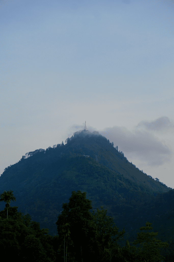 Blick auf den Ambuluwawa Tower