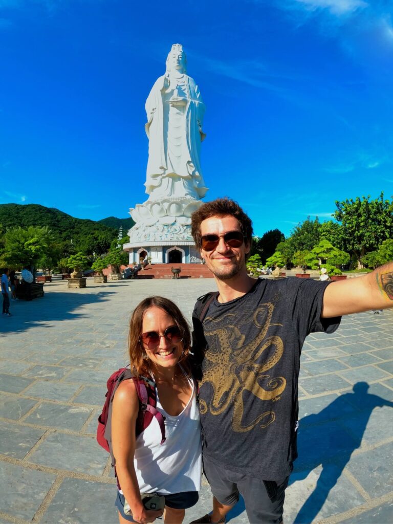 Blick auf Lady Buddha