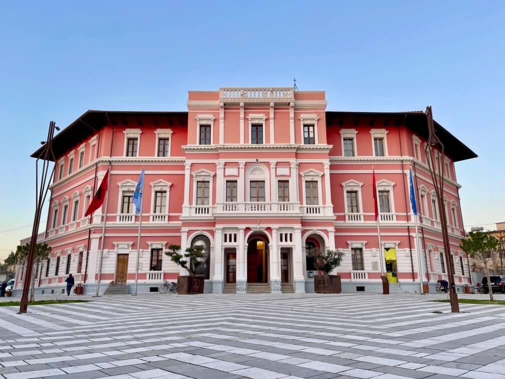 Rathaus in Vlora Albanien
