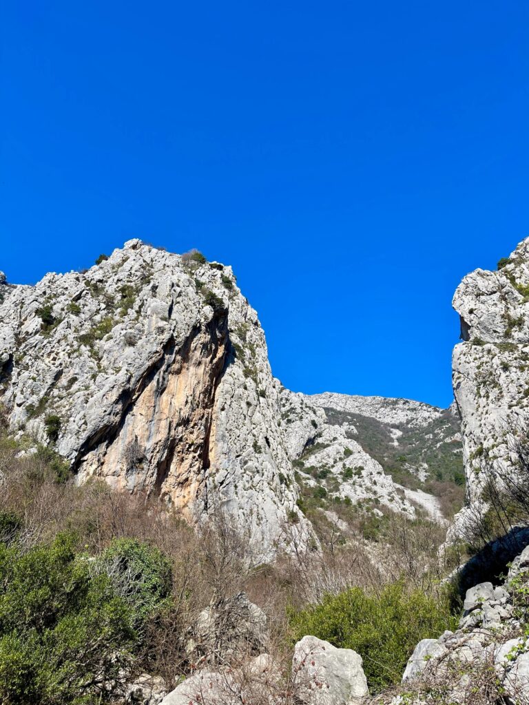 Blick auf Berg