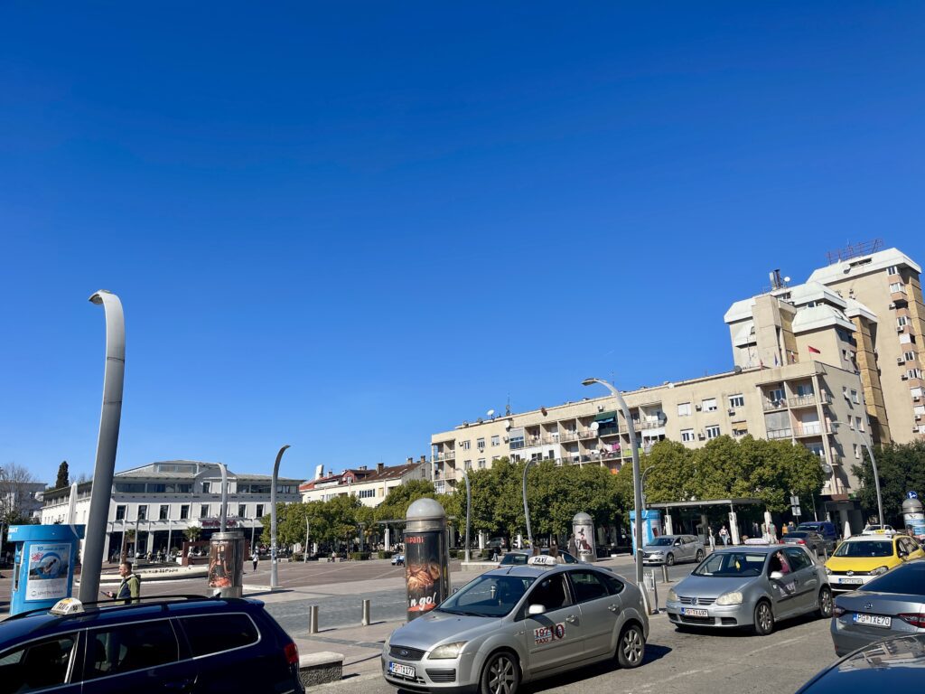 Zentraler Platz in Podgorica
