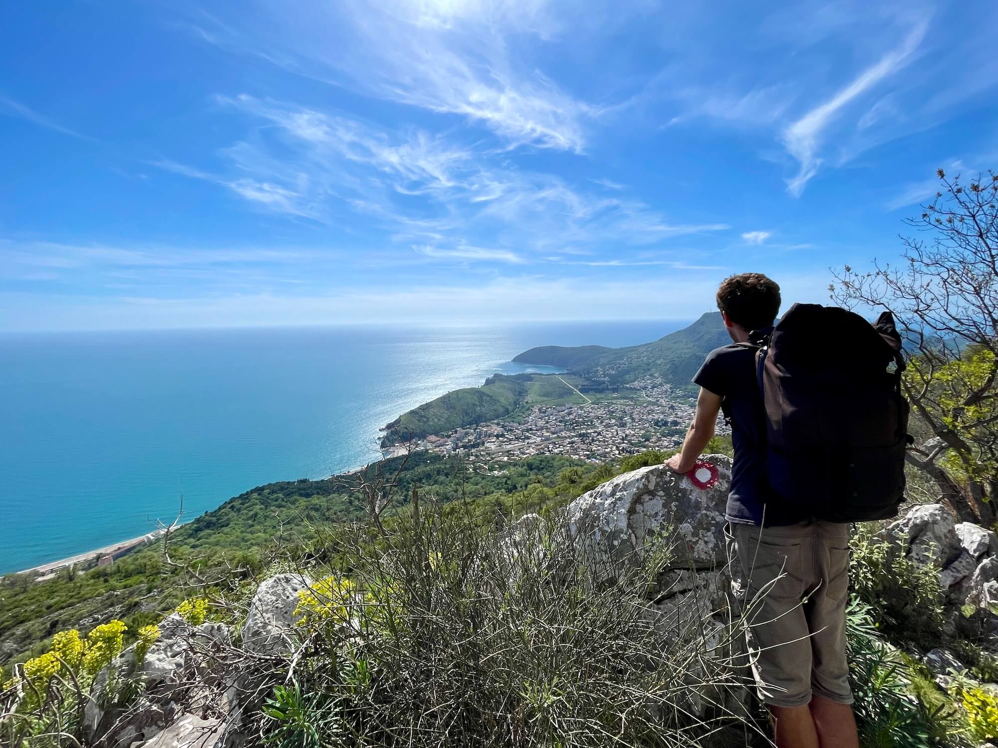 Ausblick vom Wanderweg ab Sutomore