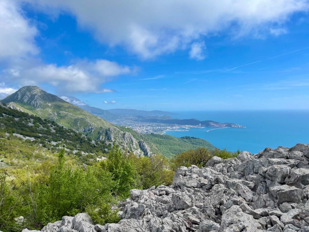 Ausblick vom Wanderweg ab Sutomore
