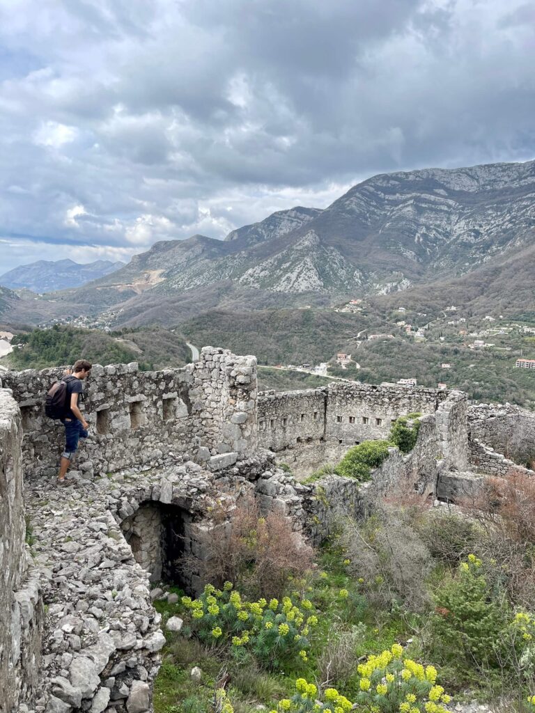 Ausblick bei Wanderung in Montenegro