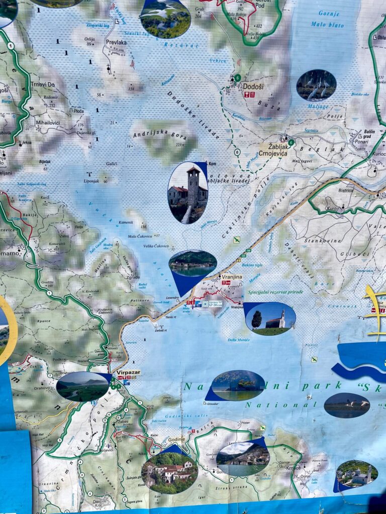 Landkarte Virpazar