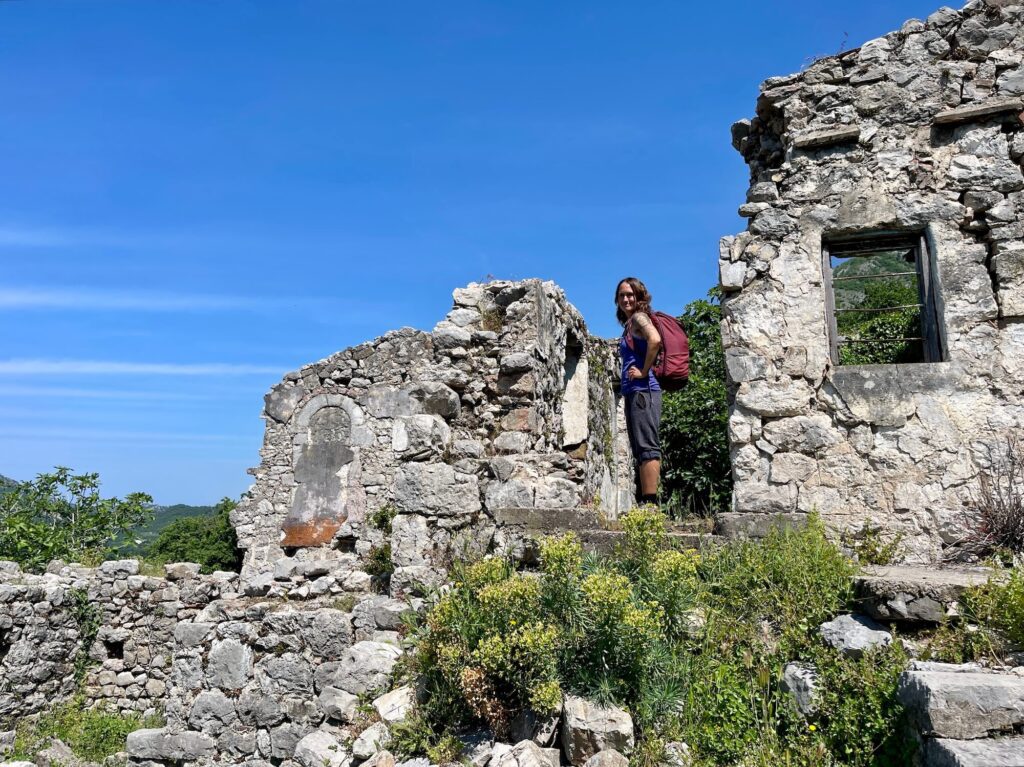 Wandern Ruine Montenegro