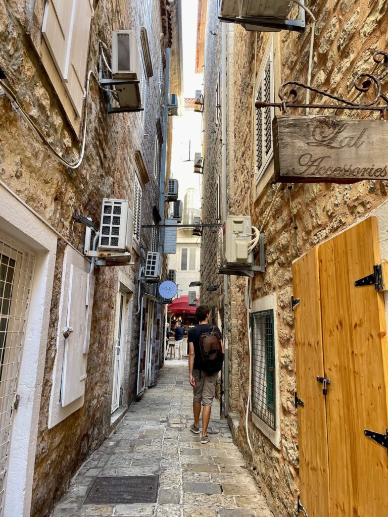 Schmale Gasse Altstadt Kotor