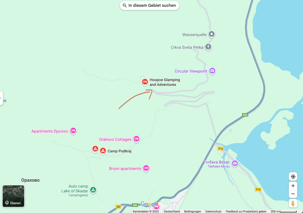 Wanderweg am Skadar-See