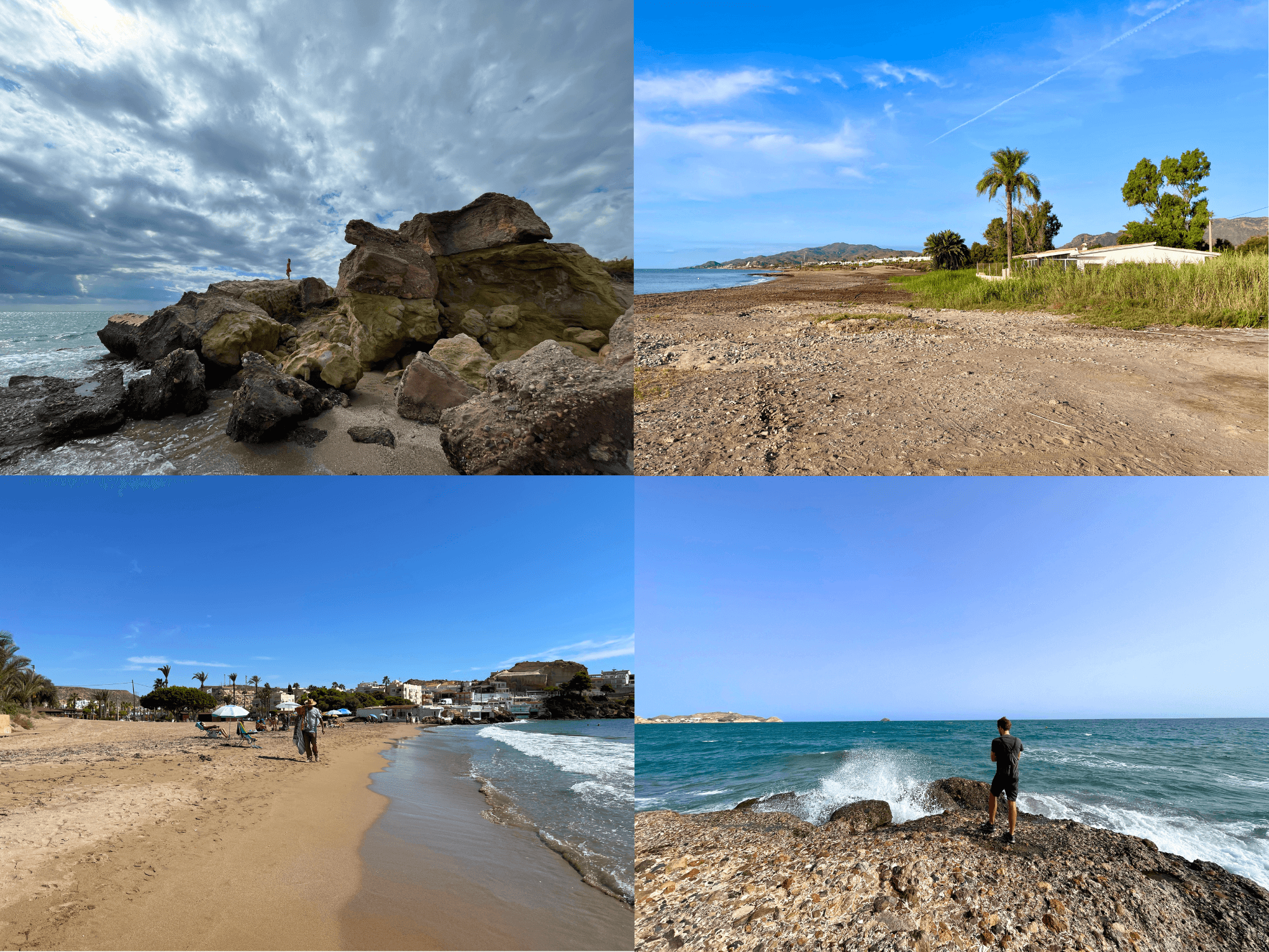 Strände von San Juan de los Terreros