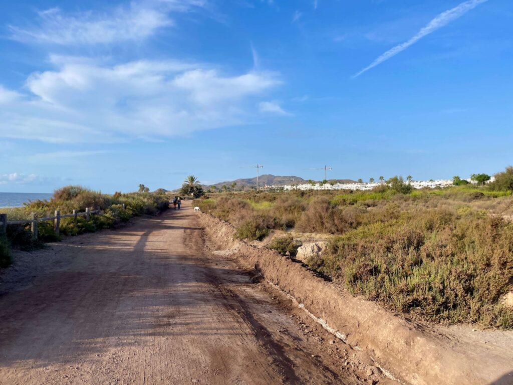 Küstenwanderweg ab los Terreros