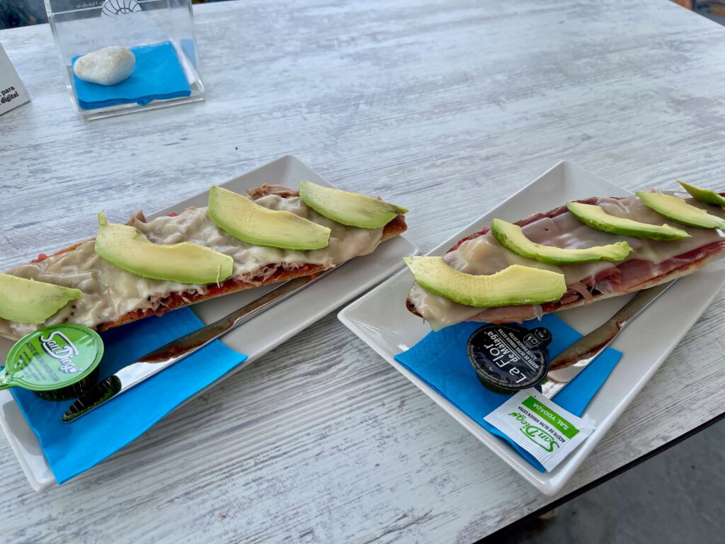 Überbackene Baguette