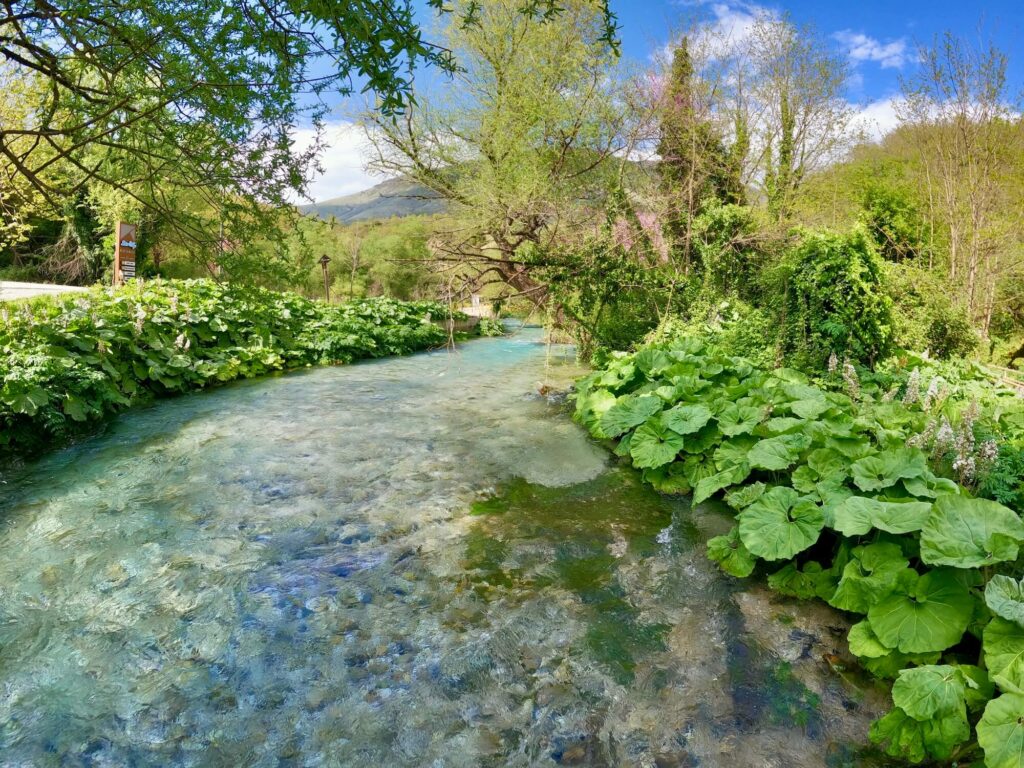 Fluss am Blue Eye bei Saranda