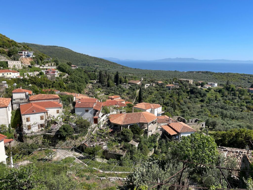 Ausblick auf Vuno Albanien