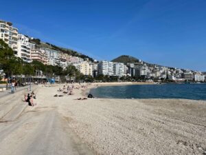 Reisen nach Saranda, Stadtstrand