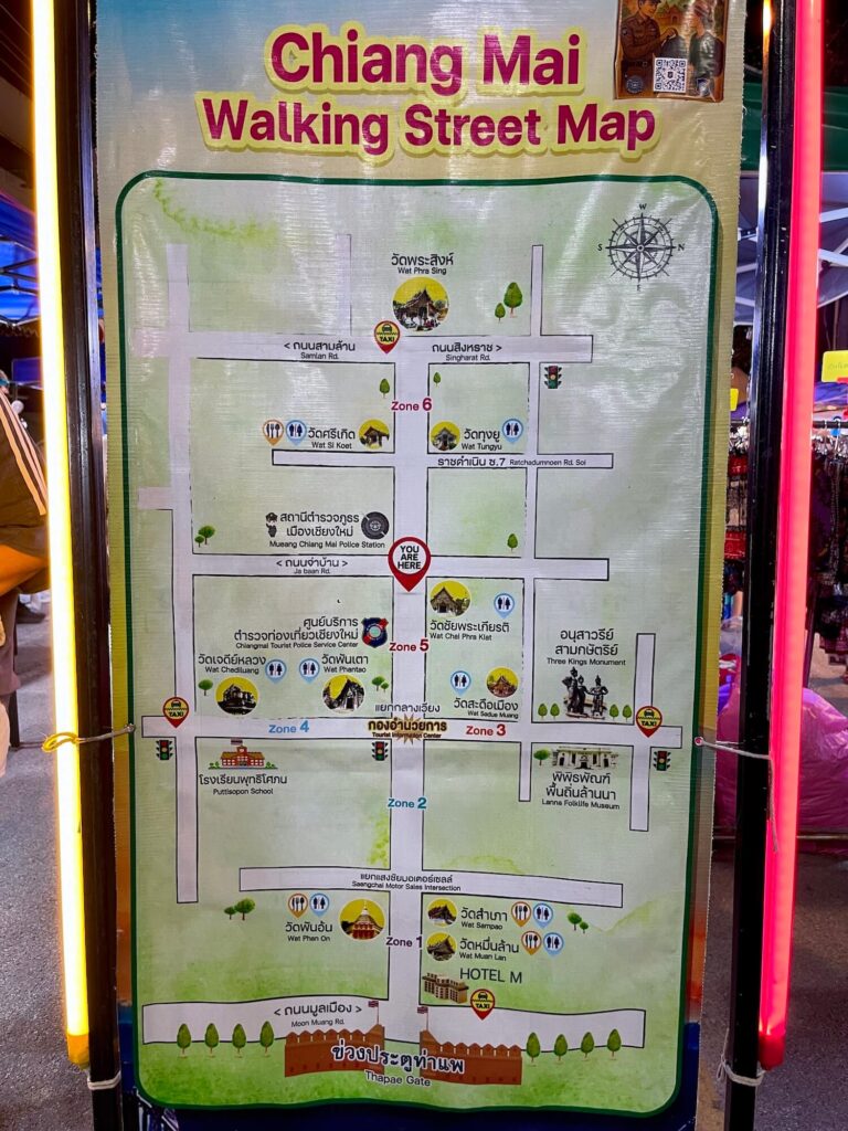 Sunday Night Market Lageplan
