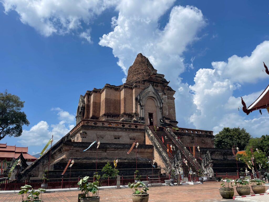 Wat Chedi Luang-Tempel Stupa